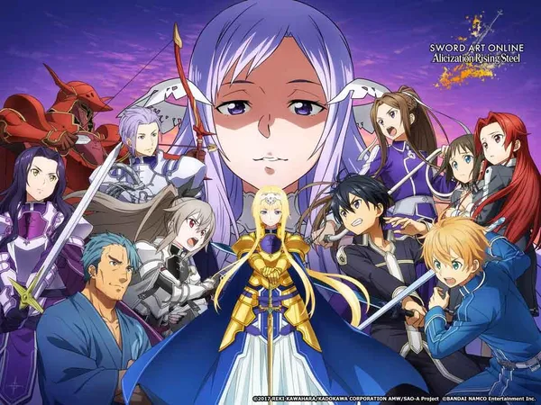 game anime - Sword Art Online: Alicization Rising Steel